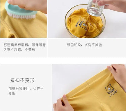 1-5Y Baby Boys Girls Pants Autumn Warm Toddler Infant Long Trousers Cartoon Soft Cotton Kids Children Pants Baby Leggings