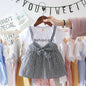 New Baby Girl Dress Summer Newborn Baby Clothes Patchwork Princess Mesh Dress For Girl 1 Year Birthday Infant Baptism Clothing