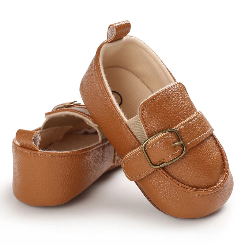 0-18M Baptism Newborn Baby Pre walker Girls Boys Casual Shoes Leather Non-Slip Soft-Sole Infant Toddler First Walkers