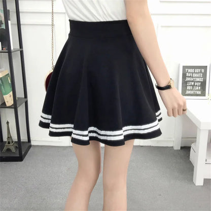Korean New 2025 Women Skirt Autumn Winter High Waisted falsas Female Saia Pleated falsa Skirts Pleated Skirt