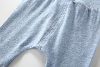 Summer Spring Newborn Baby Boys Girls Cotton High Waist Footed Pants Censual Leggings with Feet  Pajama Trouser Panty hose 0-12m