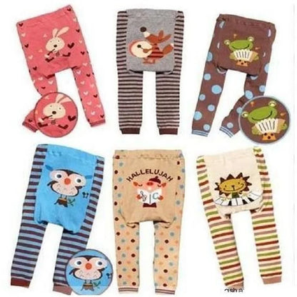 Animal Baby Girls Long Pants Newborn leggings Babies PP Pants 100% Cotton Baby Clothes Bebe Roupas