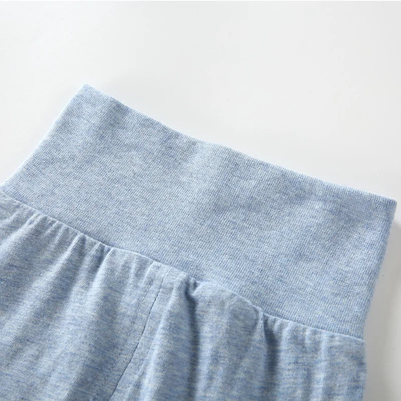 Summer Spring Newborn Baby Boys Girls Cotton High Waist Footed Pants Censual Leggings with Feet  Pajama Trouser Panty hose 0-12m