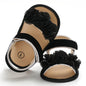 Pretty Newborn Kid Baby Girl Flower Lace Sandals Clogs Flat Shoes Summer Casual Crib Shoes First Pre walker 0-18M
