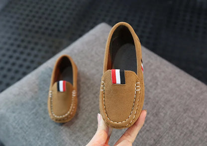 Fashion Soft Boys Shoes Kids Loafers Slip-on Children's Casual Sneakers For Toddler Big Boys 4 Colors Classic Classical Version