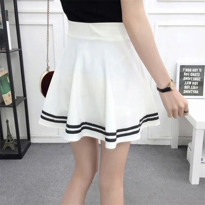 Korean New 2025 Women Skirt Autumn Winter High Waisted falsas Female Saia Pleated falsa Skirts Pleated Skirt