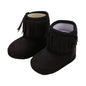 Winter 0-18M Newborn Baby Fringe Boots Girl Newborn Solid Color Tassel Soft Bottom New Cotton Warm Boots
