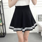 Korean New 2025 Women Skirt Autumn Winter High Waisted falsas Female Saia Pleated falsa Skirts Pleated Skirt