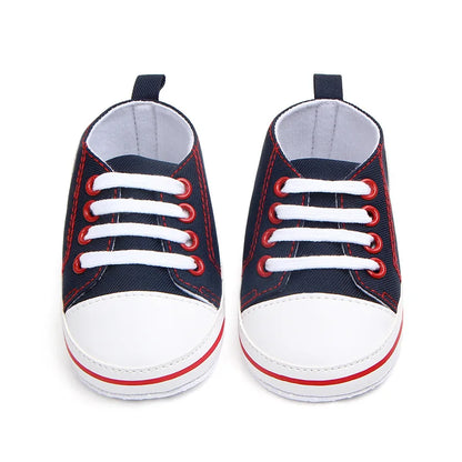 Baby Girls Baby Boys Canvas Shoes Spring Autumn Cute Newborn Infant Toddler Crib Sneakers Soft Sole Floor First Walkers TS111