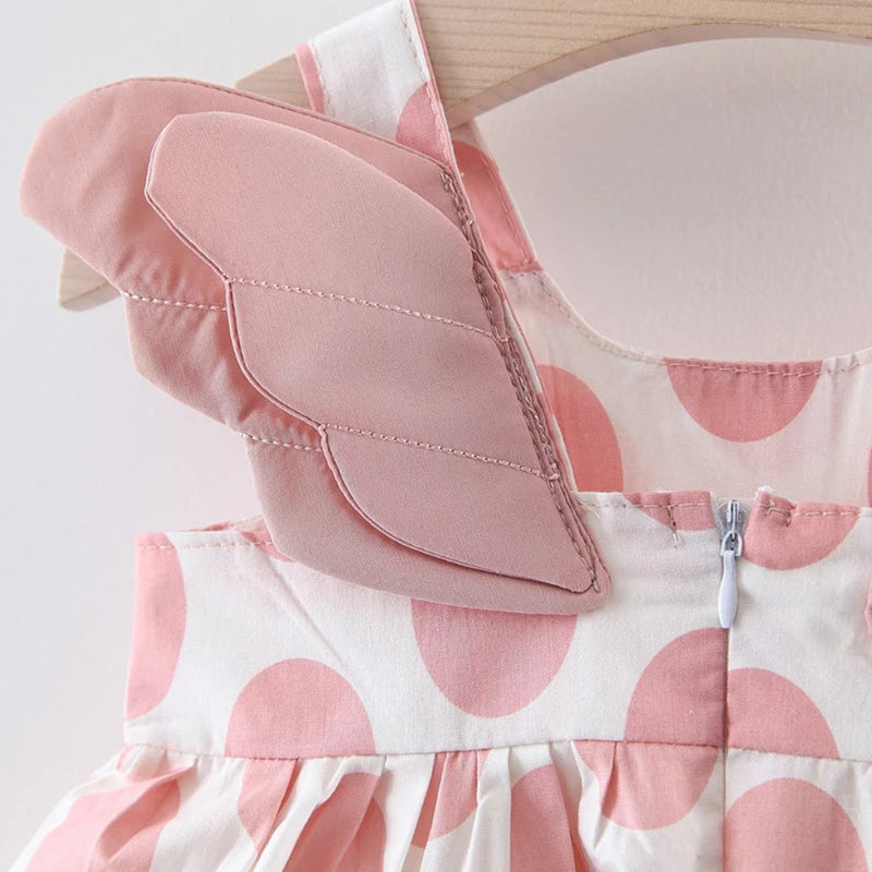 2025 Girls Cute Summer Sleeveless Dress Girl 2Pieces Sets Short Pants + Dress Set Stripe Patten for Baby 6-24M