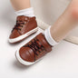 Baby Boy Spring Autumn Casual Flat Leather Shoes 0-18M Newborn Infant Toddler Anti Slip Crib Shoes First Walkers
