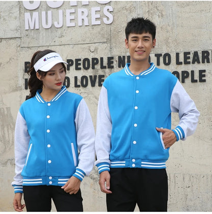 Baseball Jackets Men New Fashion Design Slim Fit College Varsity Coat Women's Jacket Support Custom Print Photo/Text