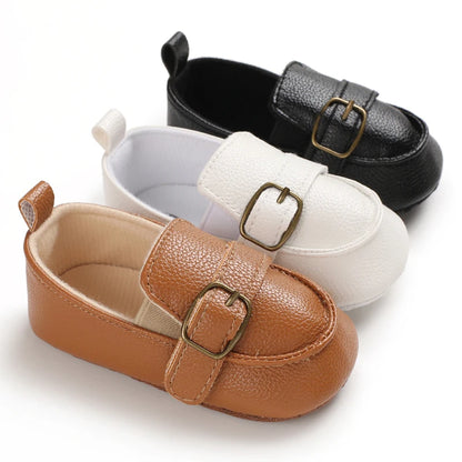 0-18M Baptism Newborn Baby Pre walker Girls Boys Casual Shoes Leather Non-Slip Soft-Sole Infant Toddler First Walkers