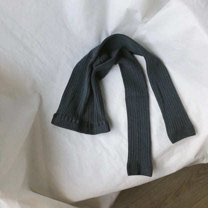 Baby Girls Leggings Kids Casual Long Pants For Toddler Kids Girls Skinny Trousers All-match Ribbed Cotton Legging Pant