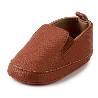 New Baby Shoes Boys Girls Casual Shoes Soft-sole Non-slip PU Leather Cotton Infant First Walkers Crib 4-colors Newborn