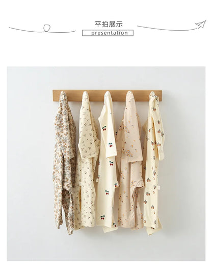 KS Baby Romper Boys Girls Crawling Suit Long Sleeve Rompers Newborn Bodysuit Brand Lemon Clothes Cotton Onesie One-piece