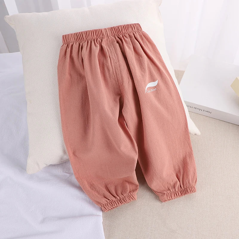Summer Newborn Baby Pants Long Trousers Infant Girls Boys Leggings Thin Clothes Baby Clothing Kids PP Pants