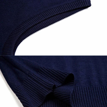 HOT SALES! Men Casual Winter Solid Color V Neck Sleeveless Knitted Woolen Plus Size Vest Knitted Woolen Vest Men Suit Vest