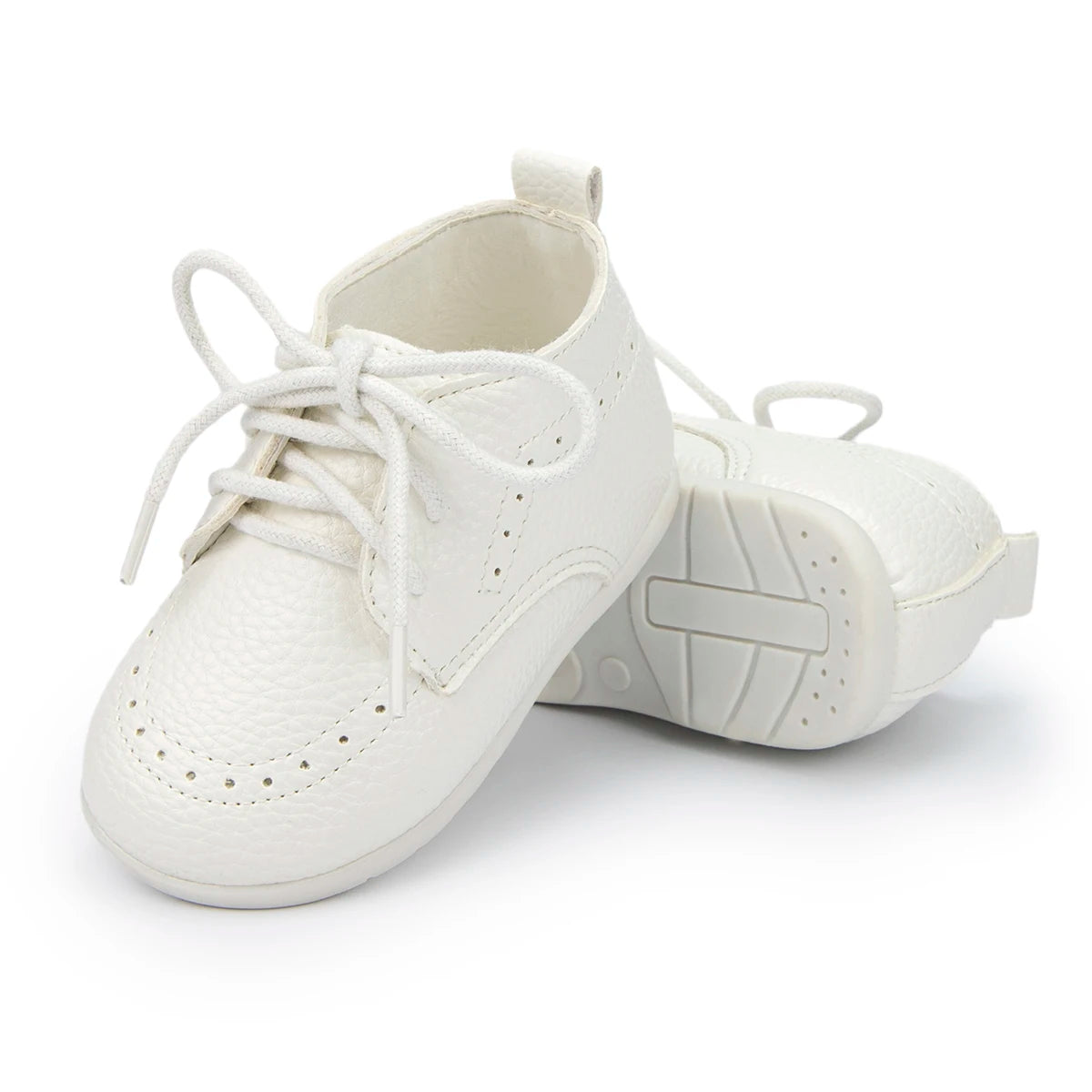 New Baby Shoes Retro Leather Boy Girl Shoes Toddler Rubber Sole Anti-slip First Walkers Newborn Infant Baby Crib Shoes