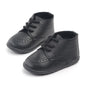 New Baby Shoes Retro Leather Boy Girl Shoes Toddler Rubber Sole Anti-slip First Walkers Newborn Infant Baby Crib Shoes