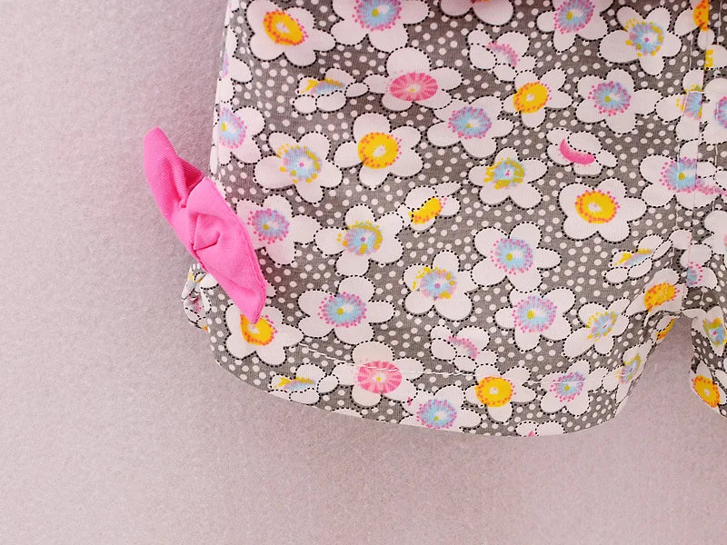 2024 New Summer Baby Clothes Sets Lollipop Print Sleeveless T-shirts and Shorts 2pcs Newborn Infant Girls Clothing Suits Outfits