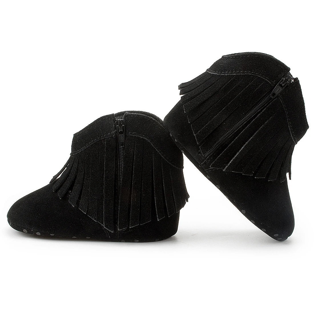 KIDSUN Baby Booties Girl Boy Pre walker Solid Infant Toddler First Walkers Soft Sole Anti-slip Boots Newborn Moccasin