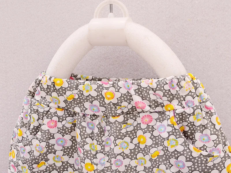 2024 New Summer Baby Clothes Sets Lollipop Print Sleeveless T-shirts and Shorts 2pcs Newborn Infant Girls Clothing Suits Outfits