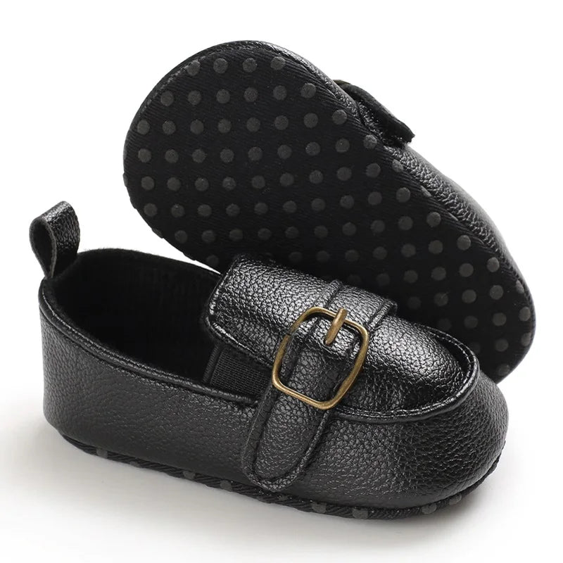 0-18M Baptism Newborn Baby Pre walker Girls Boys Casual Shoes Leather Non-Slip Soft-Sole Infant Toddler First Walkers
