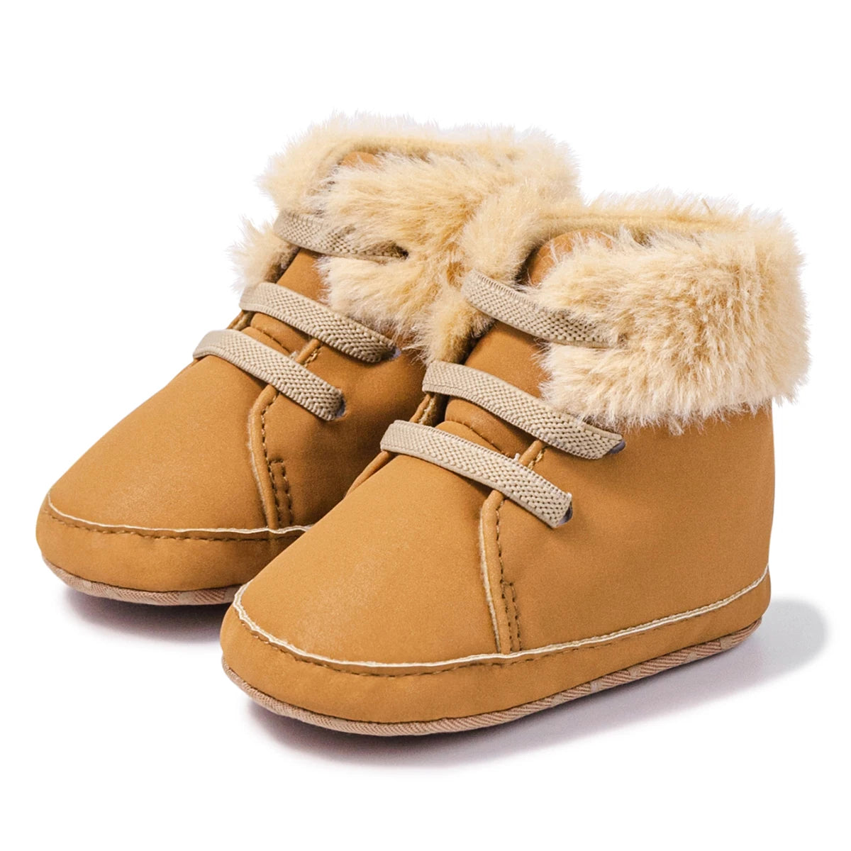 Winter New Baby Boy Girl Boots Cotton Soft-Sole Non-Slip Warm Toddler First Walkers Infant Crib Shoes