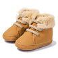 Winter New Baby Boy Girl Boots Cotton Soft-Sole Non-Slip Warm Toddler First Walkers Infant Crib Shoes