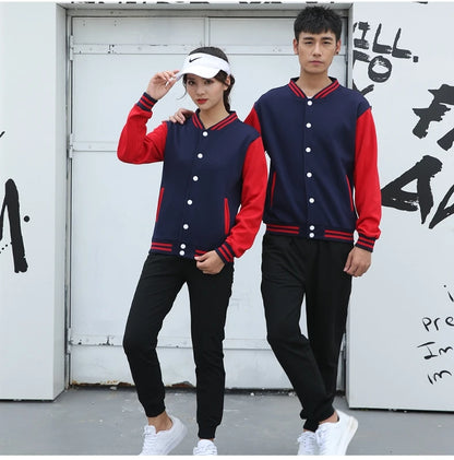 Baseball Jackets Men New Fashion Design Slim Fit College Varsity Coat Women's Jacket Support Custom Print Photo/Text