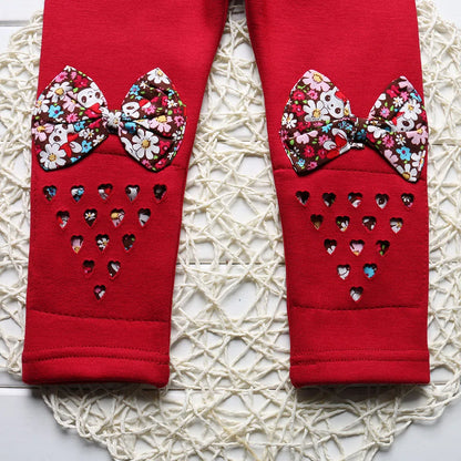 Sale Baby Girls Winter Leggings Children Plus Velvet Pants Thicken Warm Long Trousers for Kids Skinny Pencil Pants 0-3 Year