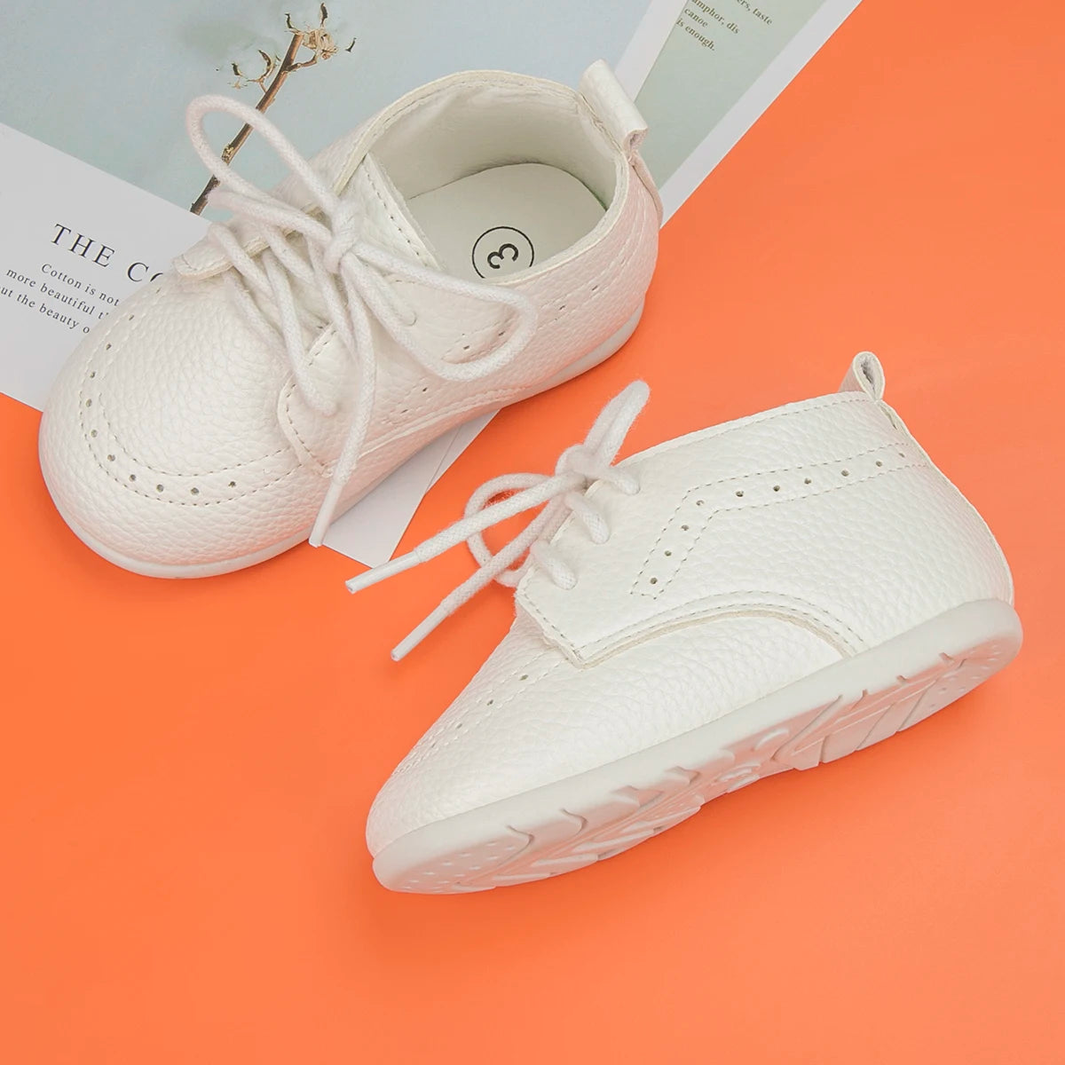 New Baby Shoes Retro Leather Boy Girl Shoes Toddler Rubber Sole Anti-slip First Walkers Newborn Infant Baby Crib Shoes