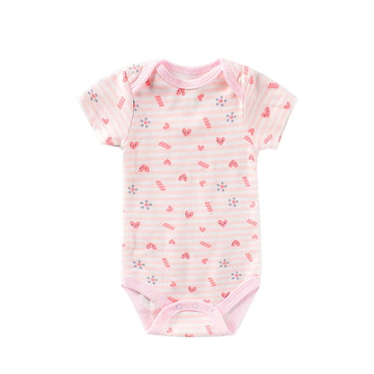 1-2 Pieces Baby Bodysuit For Newborns Summer Baby Romper Girl/Boy Clothes 0-12M Newborn Clothing Infant Soft Tight Baby Clothes