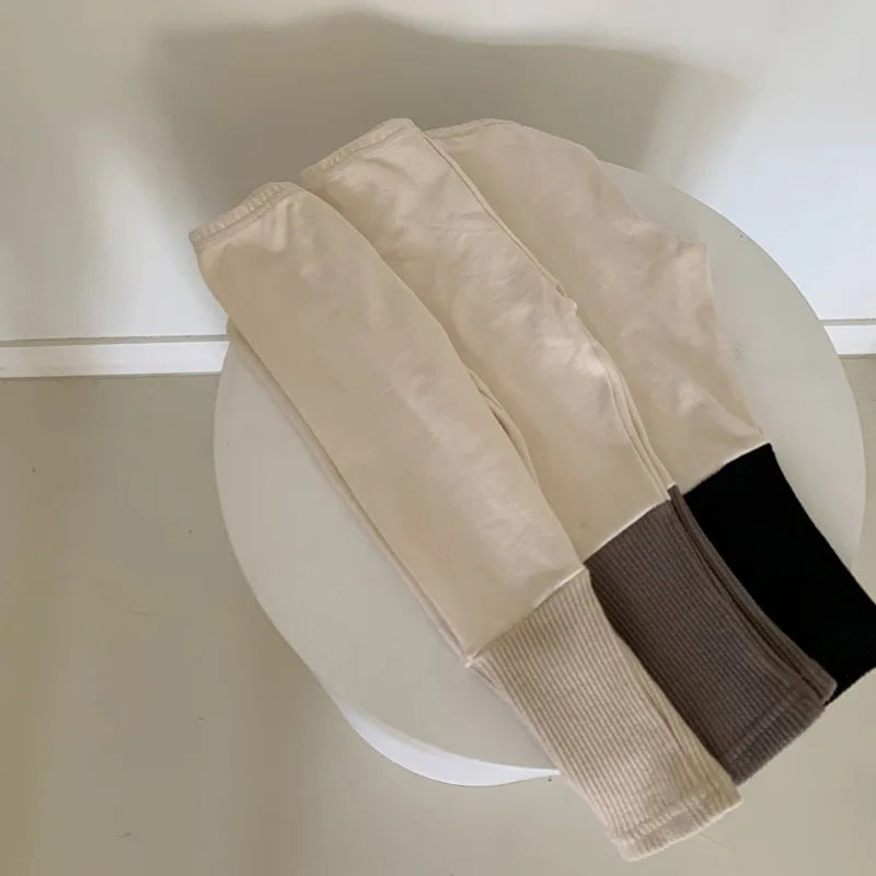 Spring Infant Patchwork Leggings Cotton Baby Casual Pants Fashion Toddler Girl Leggings Baby Clothing Autumn Kids Trousers