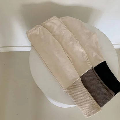 Spring Infant Patchwork Leggings Cotton Baby Casual Pants Fashion Toddler Girl Leggings Baby Clothing Autumn Kids Trousers