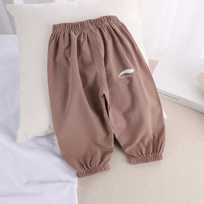 Summer Newborn Baby Pants Long Trousers Infant Girls Boys Leggings Thin Clothes Baby Clothing Kids PP Pants