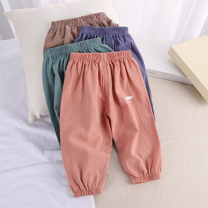 Summer Newborn Baby Pants Long Trousers Infant Girls Boys Leggings Thin Clothes Baby Clothing Kids PP Pants