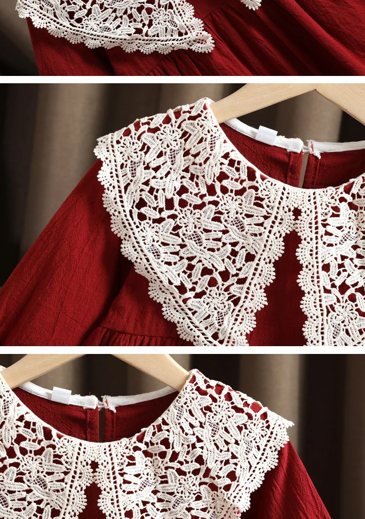 Spring baby girl clothes lace long sleeve dress costume for toddler girl baby birthday kids clothing straight long dresses dress