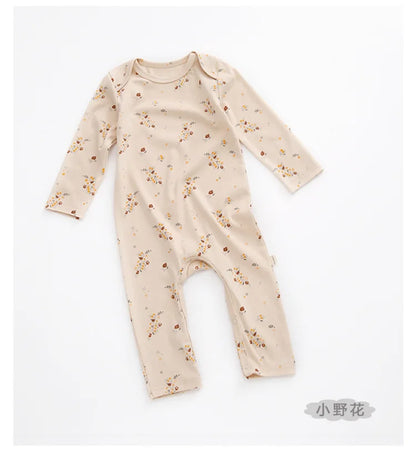 KS Baby Romper Boys Girls Crawling Suit Long Sleeve Rompers Newborn Bodysuit Brand Lemon Clothes Cotton Onesie One-piece