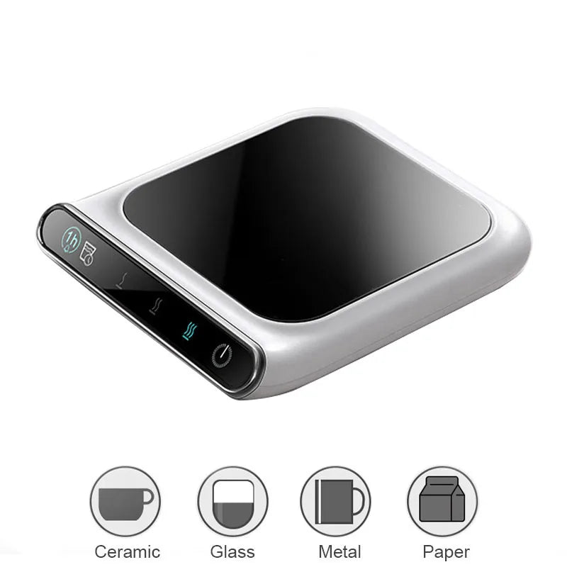 5V Cup Smart  USB Heated Mug Coaster Cup Heater Taza Calienta Agua Thermostatic Cup Mat Pad Oficina Hot Milk Coffee Warmer Pad