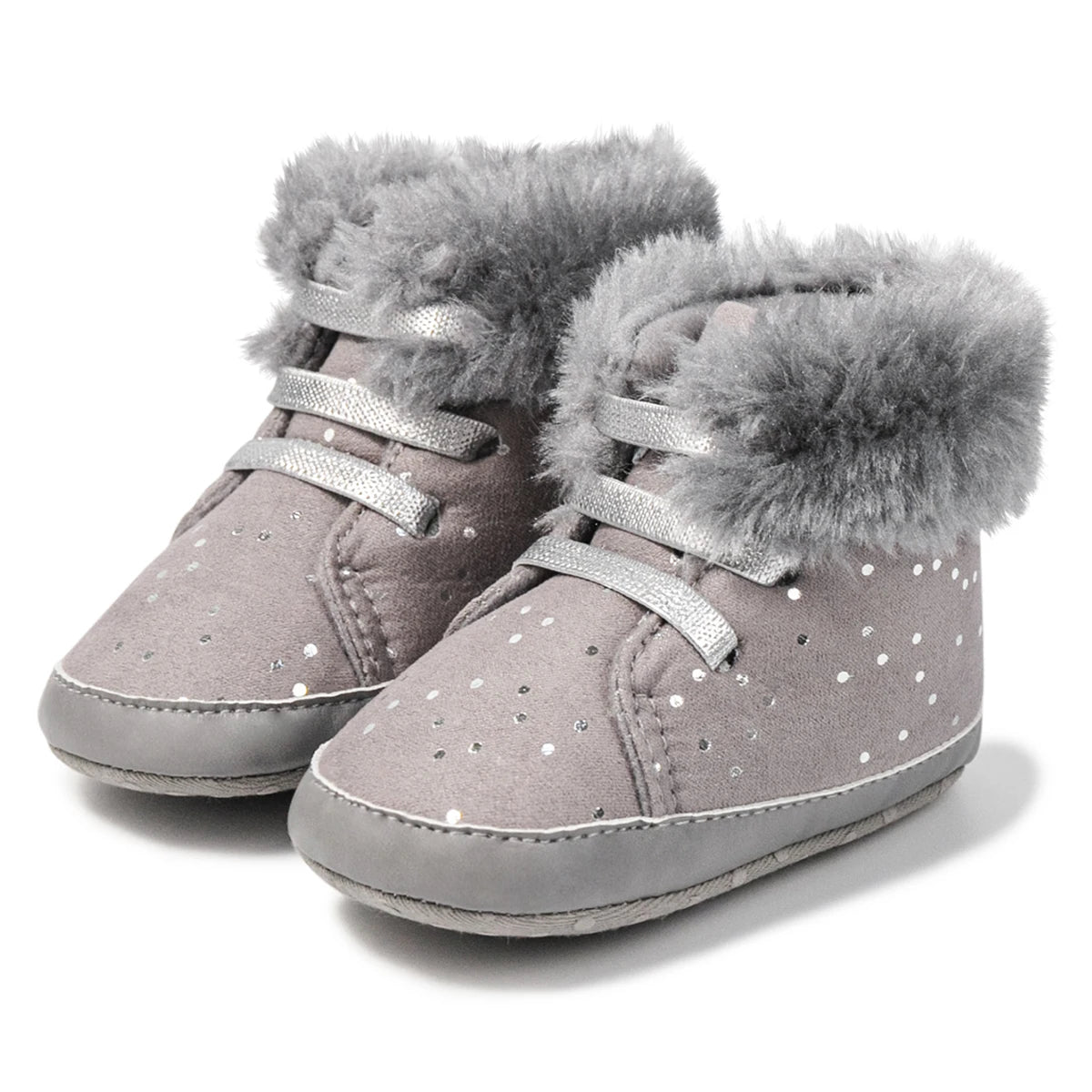 Winter New Baby Boy Girl Boots Cotton Soft-Sole Non-Slip Warm Toddler First Walkers Infant Crib Shoes
