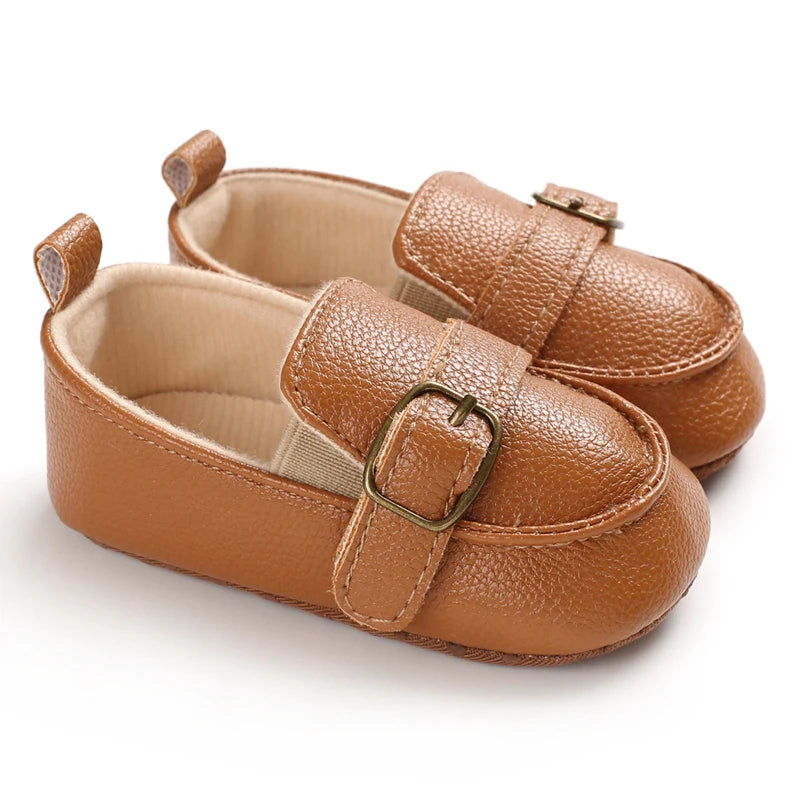 0-18M Baptism Newborn Baby Pre walker Girls Boys Casual Shoes Leather Non-Slip Soft-Sole Infant Toddler First Walkers