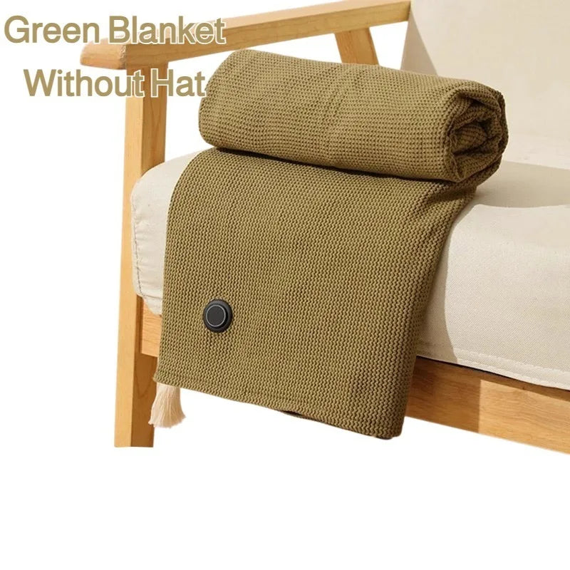 Electric Blanket Heated Shawl USB Warming Blanket Portable Washable Graphene Heating Blanket for Winter