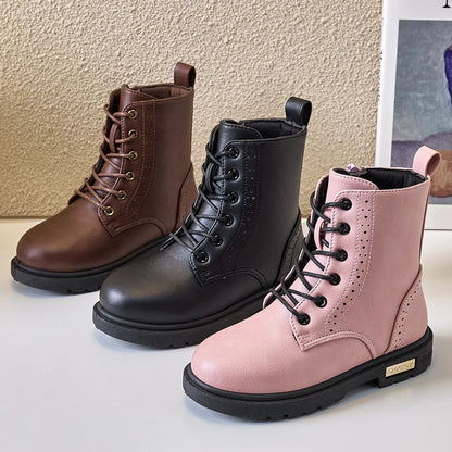 Kids Fashion snow warm  waterproof Anti slip girls boots