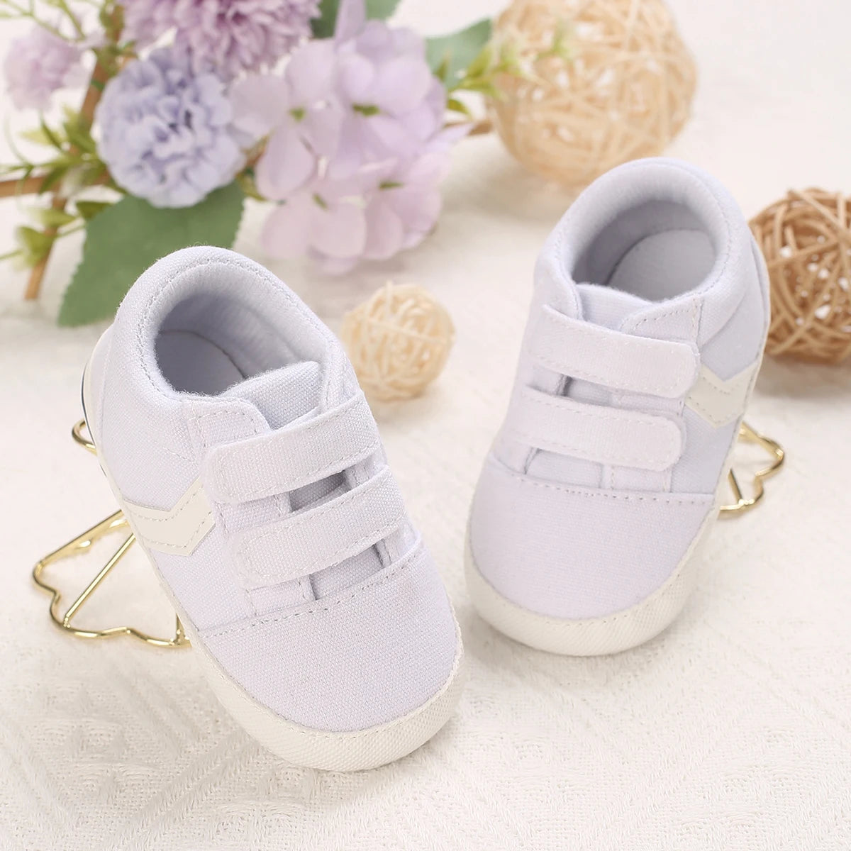 Fashion Baby Shoes Children White Sports Shoes For Girls Soft Flats Baby Toddler First Walkers Kids Sneakers Casual Infant Shoes