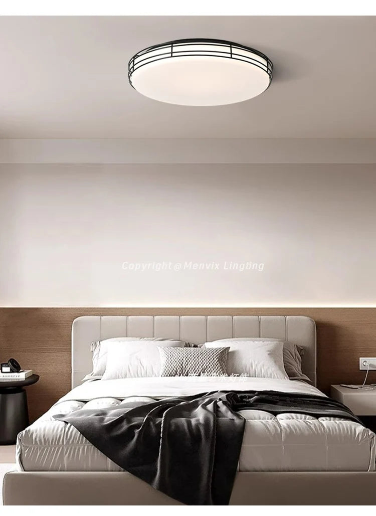 Living Room Lights Modern LED Chandeliers For Living Dining Room Bedroom Flats Corridor Aisle Chorme Black Indoor Lighting Lamps