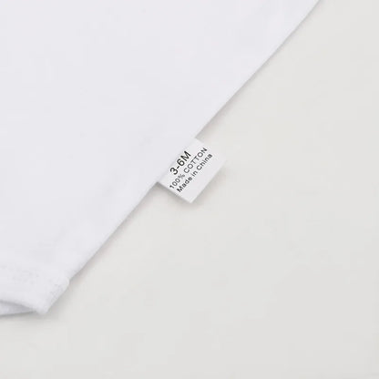 I'm the Best Thing 2024 Newborn Baby Clothes White Cotton Summer Bodysuits for Infants Short Sleeve Boys Girls Romper