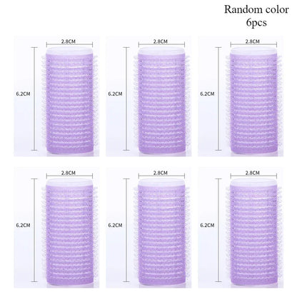 Hair Rollers Self Grip Hook Hair Curlers Heatless Roller Salon Dressing Curlers Jumbo Size Sticky Hair Styling Tools