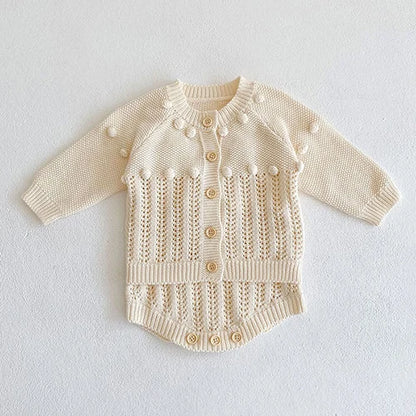 Autumn Winter Korean Style Newborn Baby Girls Clothing Set Long Sleeved Plaid Cardigan Coat+ Shorts 0-3Yrs Children Clothes Suit